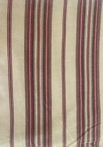 RETIRED Ralph Lauren Remington stripe cotton King bed skirt - Picture 1 of 6