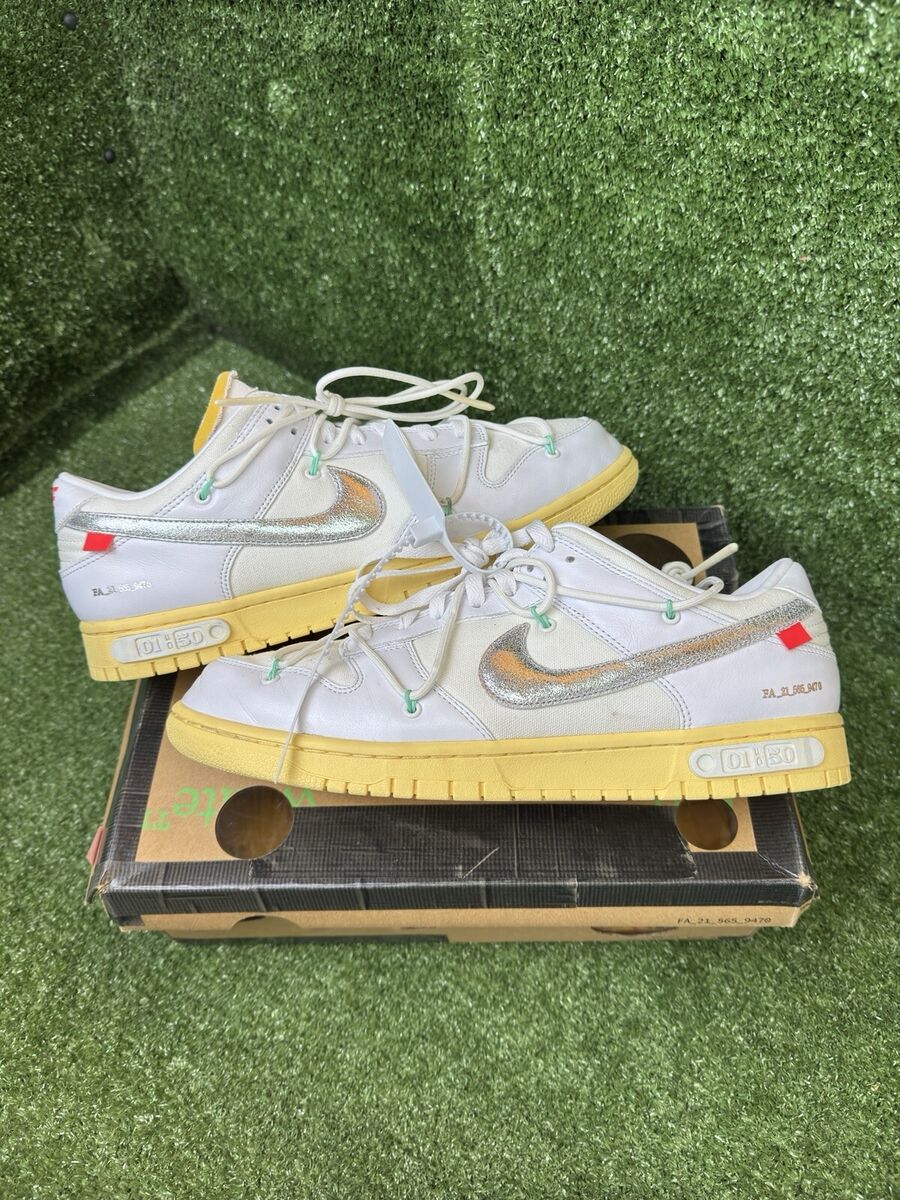 Nike Off-White x Dunk Low Lot 01 of 50 for Sale Nike Off-White x Dunk Low Lot 01 of 50 for Sale