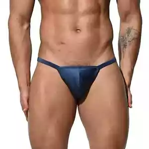 Herren Niedrige Taille Gay Sonnenbad Bademode Einfarbig Urlaub Schwimmen Hellbraun Halber Hüftpack Bikini - Bild 1 von 20