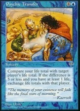 Psychic Transfer PL Mirage MTG Magic The Gathering Blue English Card