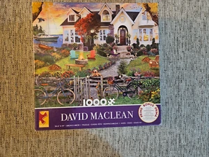 Rompecabezas David MaClean Ceaco 3396-11 Coastal Home 1000 piezas usado en excelente estado completo - Imagen 1 de 1