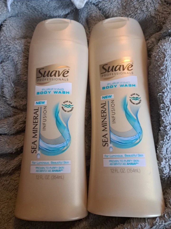 ¡Nuevo! (2) × Suave SEA MINERAL gel de baño purificador 12 oz cada uno raro descontinuado  Foto 1 de 1