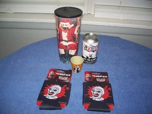 Terrifier Art The Clown Lot - Theater Cup Koozies Soda Can & Shot Glasses - Picture 1 of 9