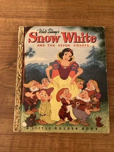 Disney’s Snow White And The Seven Dwarfs Little Golden Book 1948 - Picture 1 of 2