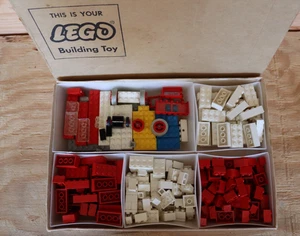 Vintage 1960's Lego Building Blocks No. 462441 With Original Box - Picture 1 of 9