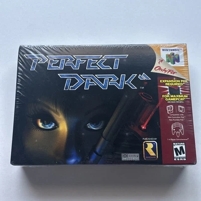 New Perfect Dark Nintendo 64 N64 Authentic Factory Sealed Box PSA WATA VGA CGC - Image 1 of 4