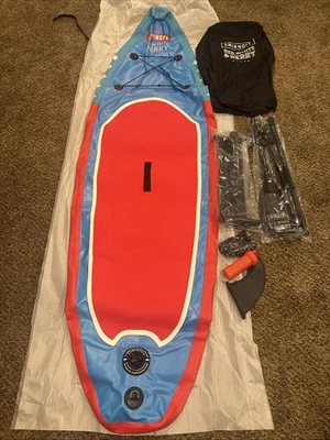Smirnoff Red White & Berry Inflatable Stand Up Paddle Board 9’ Accessories New - Image 1 of 4