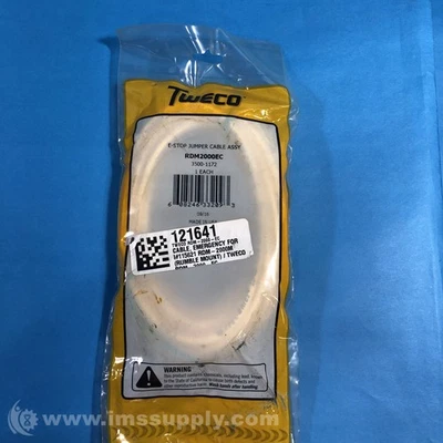 Tweco RDM2000EC E-Stop Jumper Cable Assembly FNFP - Image 1 of 4