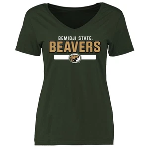 Women's Green Bemidji State Beavers Team Strong T-Shirt - Picture 1 of 2