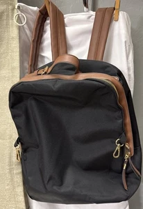 Tommy Bahama 15" Rucksack schwarz Reißverschluss Nylon Wandern Reisen Arbeit gepolstert für Leser - Bild 1 von 12