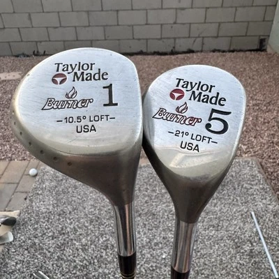 TaylorMade Tour Preferred Burner 1 & 5 Fairway Wood Set 10.5* 21* S300 Stiff RH - Изображение 1 из 4