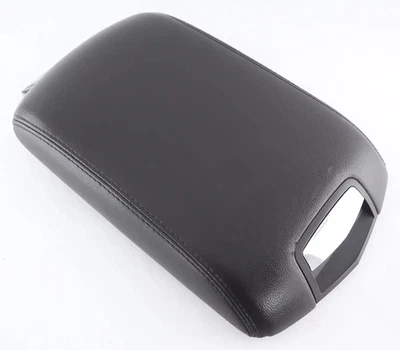 Apoyabrazos tapa de almacenamiento consola trasera Lincoln MKT 10-19 SEGUNDA FILA cuero negro Foto 1 de 4