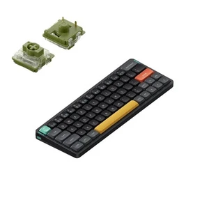 Nuphy Air60 V2 Kabellose Mechanische Tastatur, Schwarz, QWERTY US, Moss - Bild 1 von 7