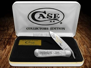 Case xx World's Greatest Dad Russlock Knife White Pearl Corelon Stainless ###1 - Picture 1 of 4
