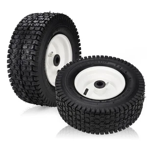 13x5.00-6 Lawn Mower Tires with Rim, Natural Rubber Turf Tire 4pr for Golf Ca... - Picture 1 of 7