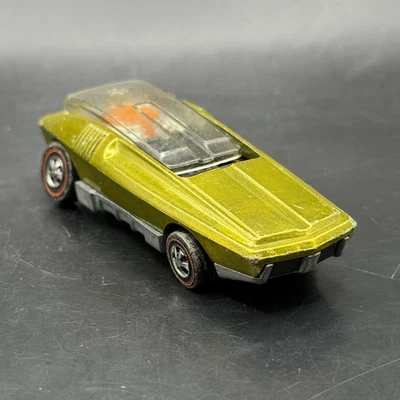 Coche de juguete vintage Hot Wheels Redline Whip Creamer amarillo interior oscuro EE. UU. Foto 1 de 4