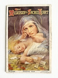 1935 Il Messaggero del Sacro Cuore Pubblicazione Cattolica Libretto Religioso - Foto 1 di 11