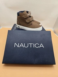 Nautica toddler size 8 palar tan/ivory Lace And Zip Cute boot, NIB, Trl8 - Picture 1 of 8