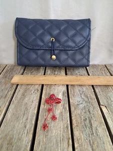 Red Hatters Pin & Coupon / Budgeting File Organizer Navy Blue #4315L507 - Picture 1 of 9