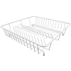 Delfinware Standard Kitchen Dish Drainer White Stainless Steel Black Grey Cream - Picture 1 of 10