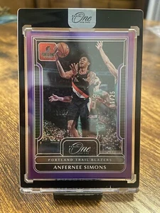 2022-23 Panini One and One Purple #58 Anfernee Simons /25 - Picture 1 of 2