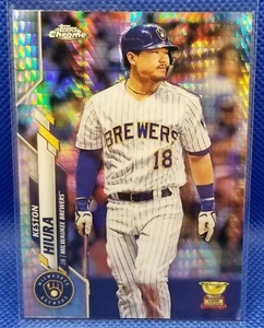 2020 Topps Chrome, Keston Hiura, #25, Xfractor Refractor Parallel, Brewers - Picture 1 of 1