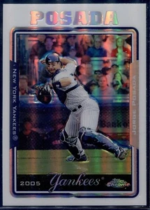 Topps 2005 cromo refractor #318 Jorge Posada Yankees de Nueva York - Imagen 1 de 1