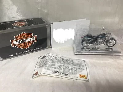 Harley-Davidson 1:18 scale 2000 FXDL DYNA Low Rider Avon/Maisto w/ box &  COA - Image 1 of 4