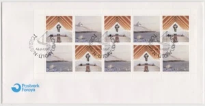 Faroe Islands FDC 1998 Fredericks Church, booklet - Picture 1 of 1