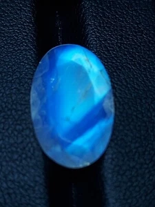 Faceted moonstone gemstone - loose natural feldspar mineral 5.80 CTS - Imagen 1 de 10