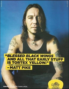 High On Fire Matt Pike Dunlop Tortex guitar picks ad 8 x 11 advertisement print - Picture 1 of 3