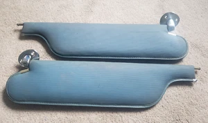 1967 67 Chevelle SS Sun Visors OEM GM Survivors Correct Surrey Line Dot Pattern - Bild 1 von 6