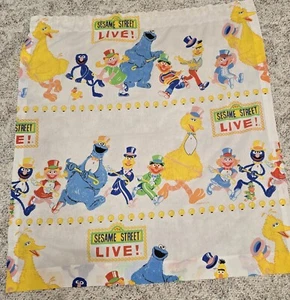 Vintage Sesame Street Single Curtain Panel JC Penney 44" L x 40.5" W, Rod pocket - Picture 1 of 5