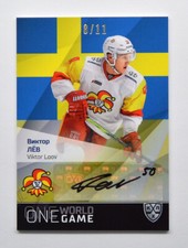 2021-22 Sereal KHL Platinum Autograph #ONE-A61 Viktor Loov 08/11