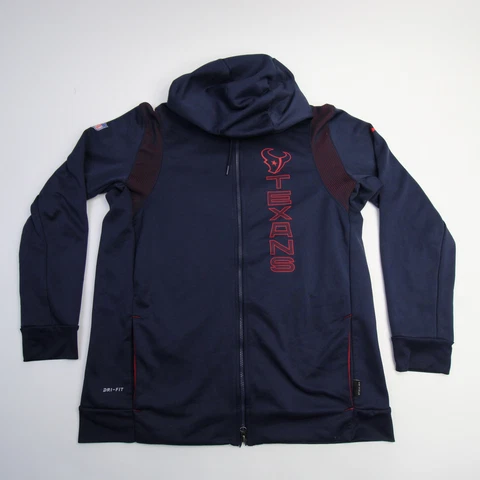 Houston Texans Nike NFL On Field Apparel Jacket Men's Navy Used Cover