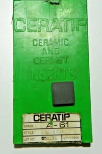 BRAND NEW 29 PCS Ceratip SNG 634 A-61 Ceramic Inserts          541SO - Picture 1 of 11