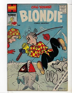 BLONDIE #123 (Harvey) March 1959, Dagwood, Daisy, Cookie, Alexander (NM-) - Picture 1 of 2