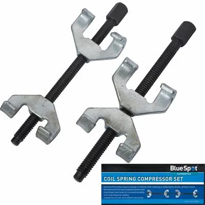 BlueSpot 2pc Coil Spring Compressor Clamps Heavy Duty Suspension Clamp Tool - Image 1 of 4