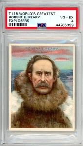 T118 Hassan World's Greatest Explorer's Robert E Peary PSA 4 - Picture 1 of 1