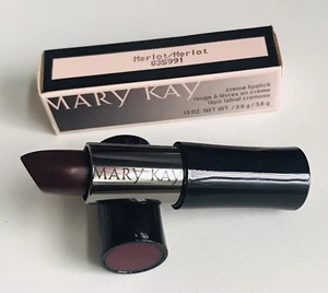 Hard to Find New In Box Mary Kay Creme Lipstick Merlot Full Size ~Fast Ship - Picture 1 of 2