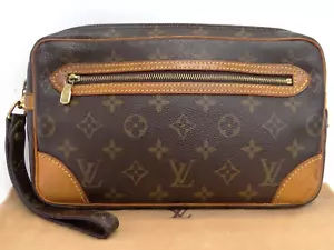 Louis Vuitton Monogram Marly Dragonne GM Clutch Second Bag M51825 68210049600 h - Picture 1 of 20