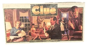 VINTAGE Clue COMPLETE Parker Brothers 1992 Classic Board Game Long Box 90s - Picture 1 of 8
