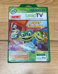 LeapFrog LeapTV Letter Factory Adventures Educational,Active Video Game SEALED - Picture 1 of 3