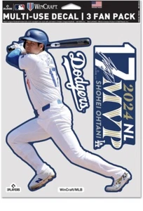 2024 MLB National League MVP Shohei Ohtani Los Angels Dodgers Decal Set - Picture 1 of 1
