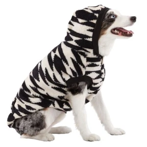 NWT Top Paw Dog Fleece Hoodie Size XSmall XS Aztec Black Ivory Southwestern NEW! - Picture 1 of 5