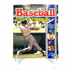1988 Topps MLB Baseball Sticker Jahrbuch UNBENUTZT leer neu Mark McGwire Rookie - Bild 1 von 5