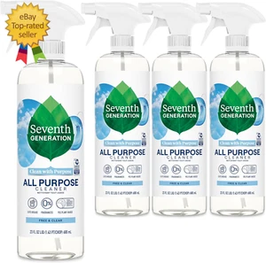 All Purpose Cleaner, Biodegradable Formula, Free & Clear, 23 Oz (Pack of 4) - Picture 1 of 12