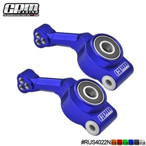 GPM 7075 Alu Rear stub axle carriers TRAXXAS 1/10 Rustler 4X4 VXL Hoss Slash pro - Picture 1 of 12