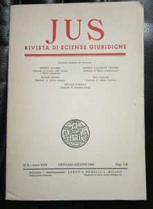 Libro JUS Rivista di Scienze Giuridiche Cordero Società Vita e Pensiero 1966 - Foto 1 di 3