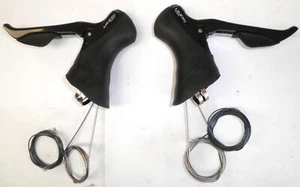 SHIMANO SORA ST-R3000 9-speed COMBO LEVERS/SHIFTERS ROAD BIKE PARTS 308-1 - Picture 1 of 5